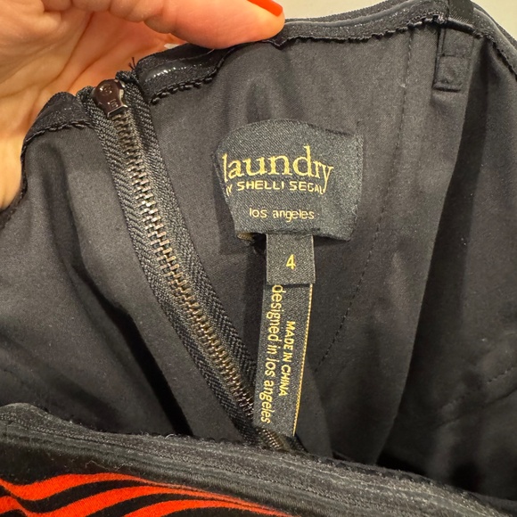 Laundry, strapless, Size 4 multicolor dress - Picture 3 of 4